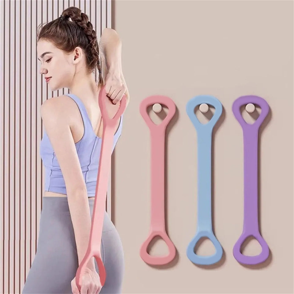 Elastic Belt Yoga Auxiliary Female Open Shoulder Beauty Back Stretcher